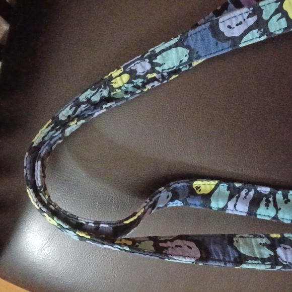 Vera Bradley Glenna tote large shoulder bag indigo pop blue - Picture 5 of 6